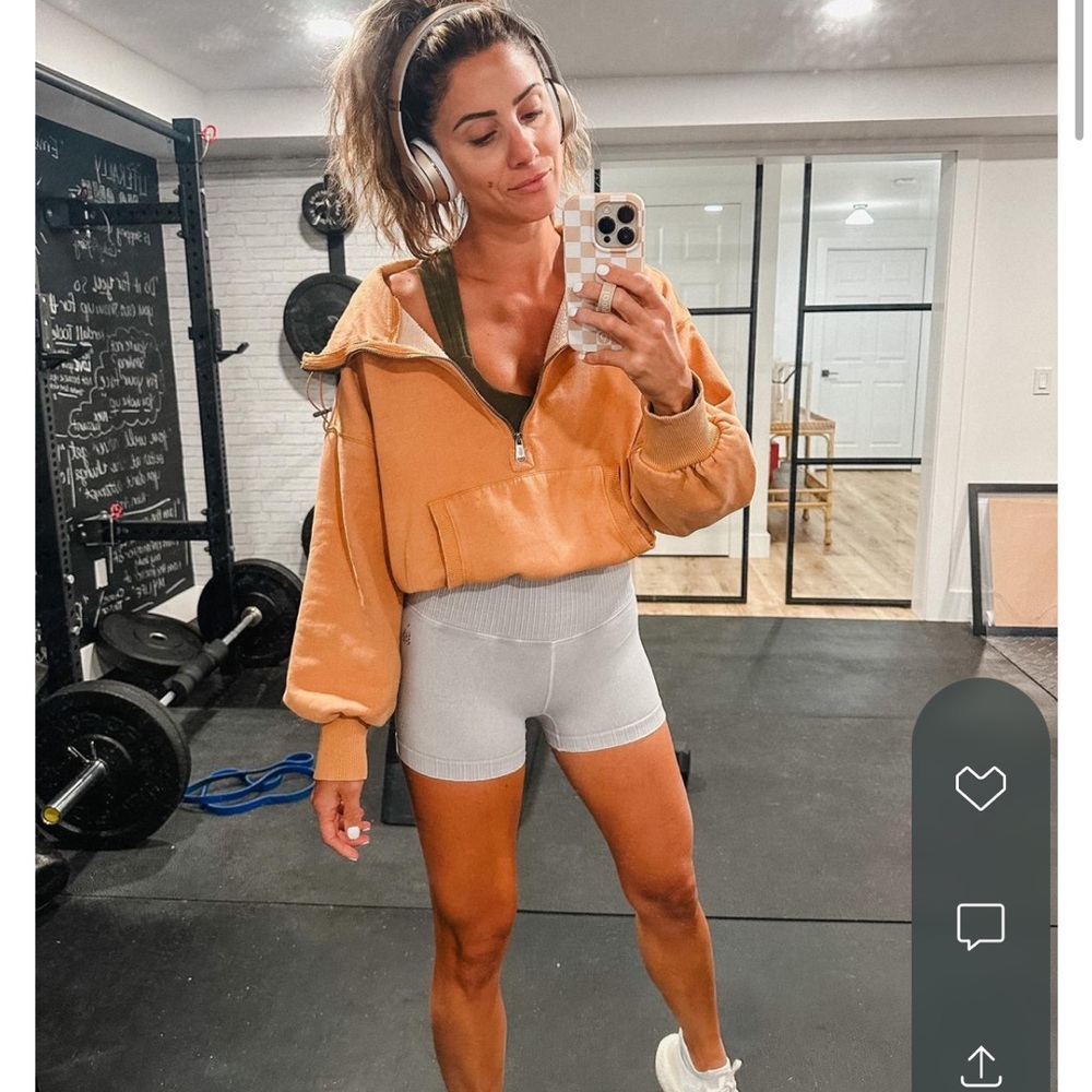 Free people cropped sweatshirt